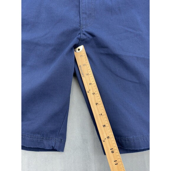 Brahma Ripstop Cargo Shorts Mens 40 Dark Navy Relaxed Fit 10 Inch Inseam Utility - Picture 12 of 12